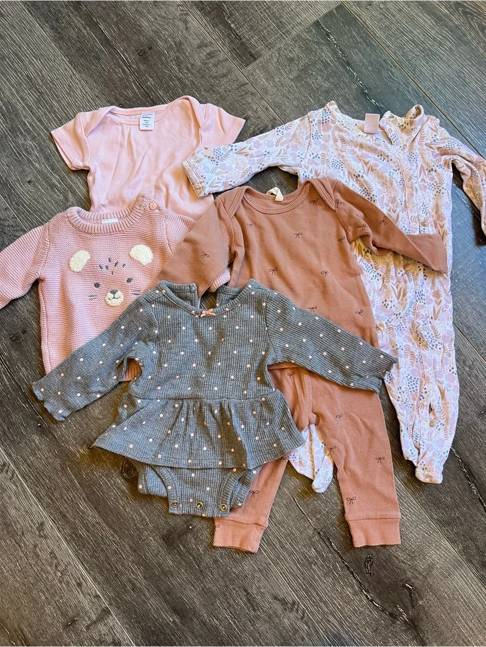 ⁠Baby Girl 6-Piece Outfit Bundle | Nordstrom (0-3 months)